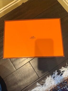 Hermès Orange Shoe Box